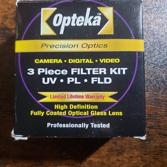 NEW Opteka 72mm Precision Optics 3 Piece Filter Kit Digital Camera + 58mm Targus - Picture 3 of 12